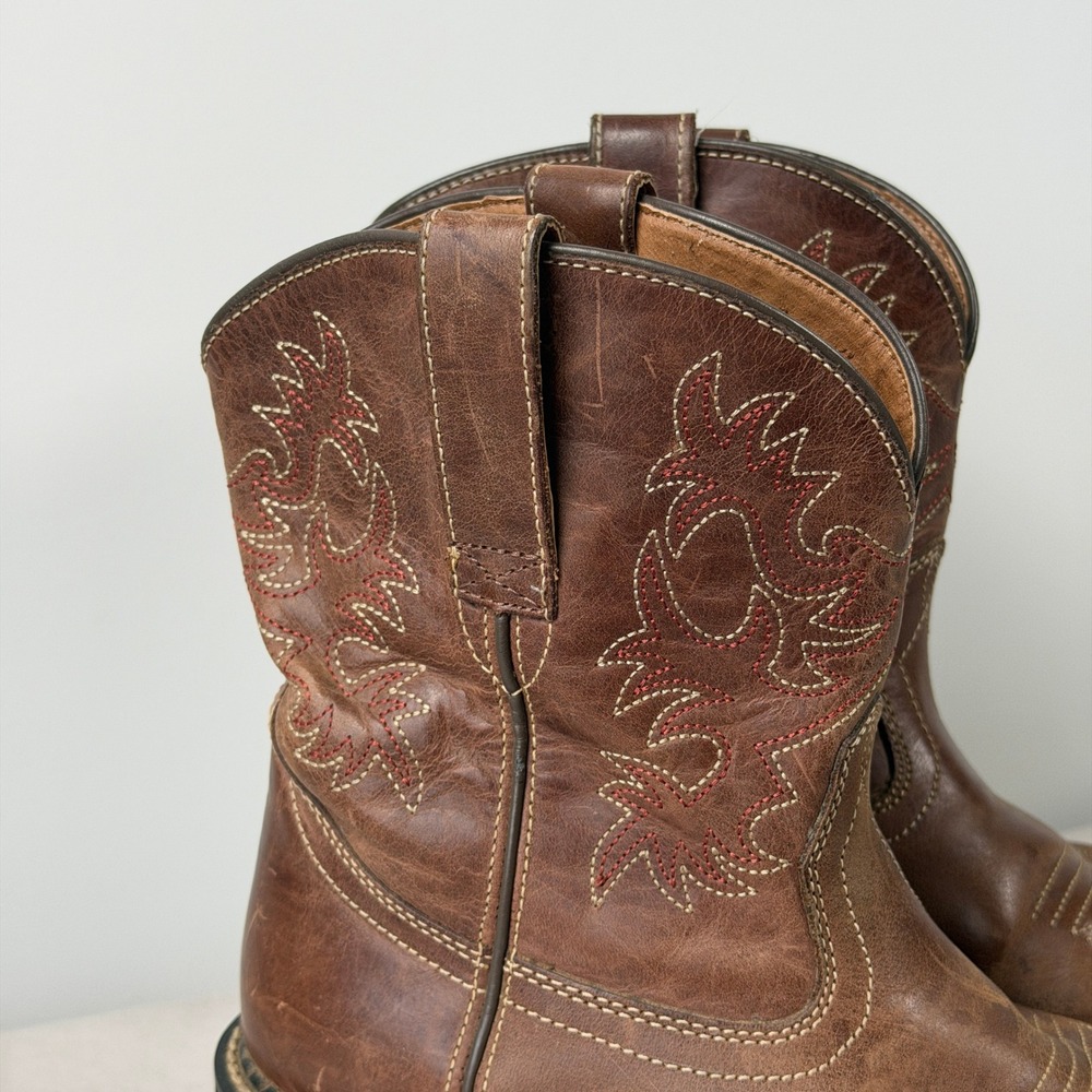 Ariat Fatbaby Heritage Brown Leather Western Boots 10001183 Womens 9B - Picture 2 of 16